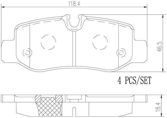 MERCEDES BENZ VITO LWB 111CDI 15-20 (RR) - TecDoc 1