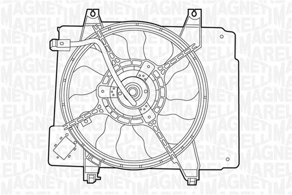 069422323010 MAGNETI MARELLI ventilátor, motorhűtés