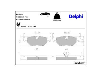 Bremsbelagsatz, Scheibenbremse