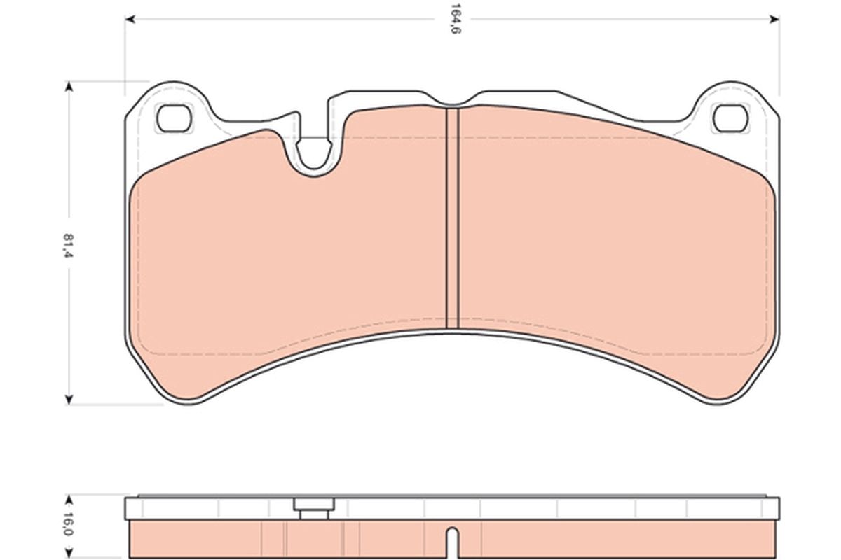 Brake Pad Set, disc brake GDB1739