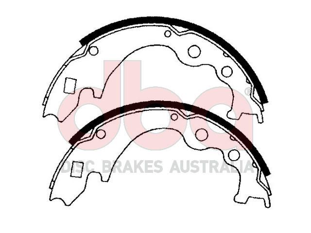 Street Series Brake Shoes [Ford/Mazda/Nissan 1983-99 228.6mm] - TecDoc Only