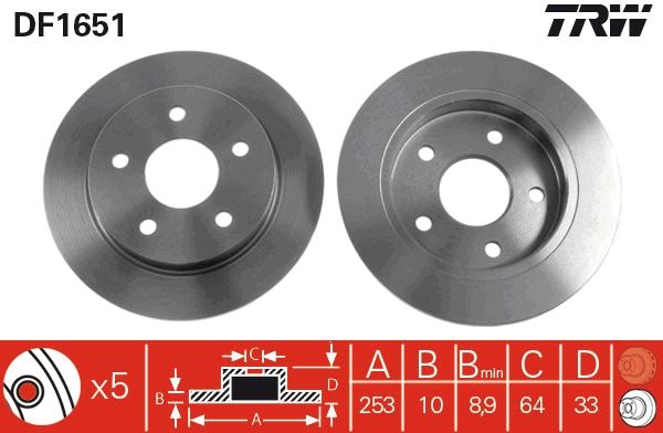 PAIRE DE DISQUES  9900