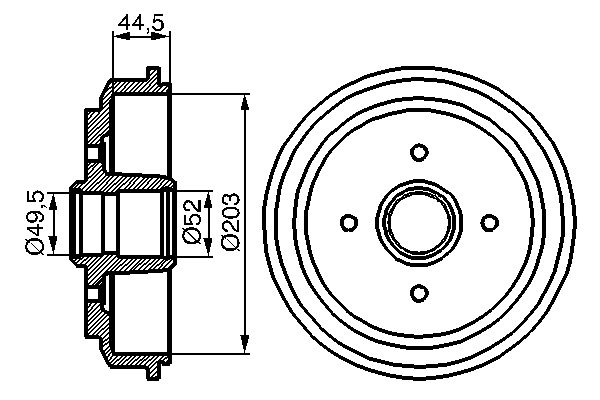 Brake Drum 0 986 477 149