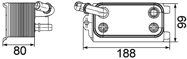Ölkühler, Automatikgetriebe Ölkühler, Automatikgetriebe