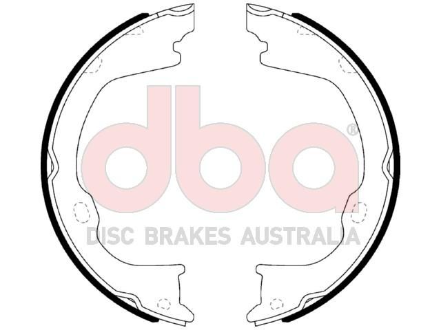 Street Series Brake Shoes [Jeep Parking Brake 205mm] - TecDoc Only
