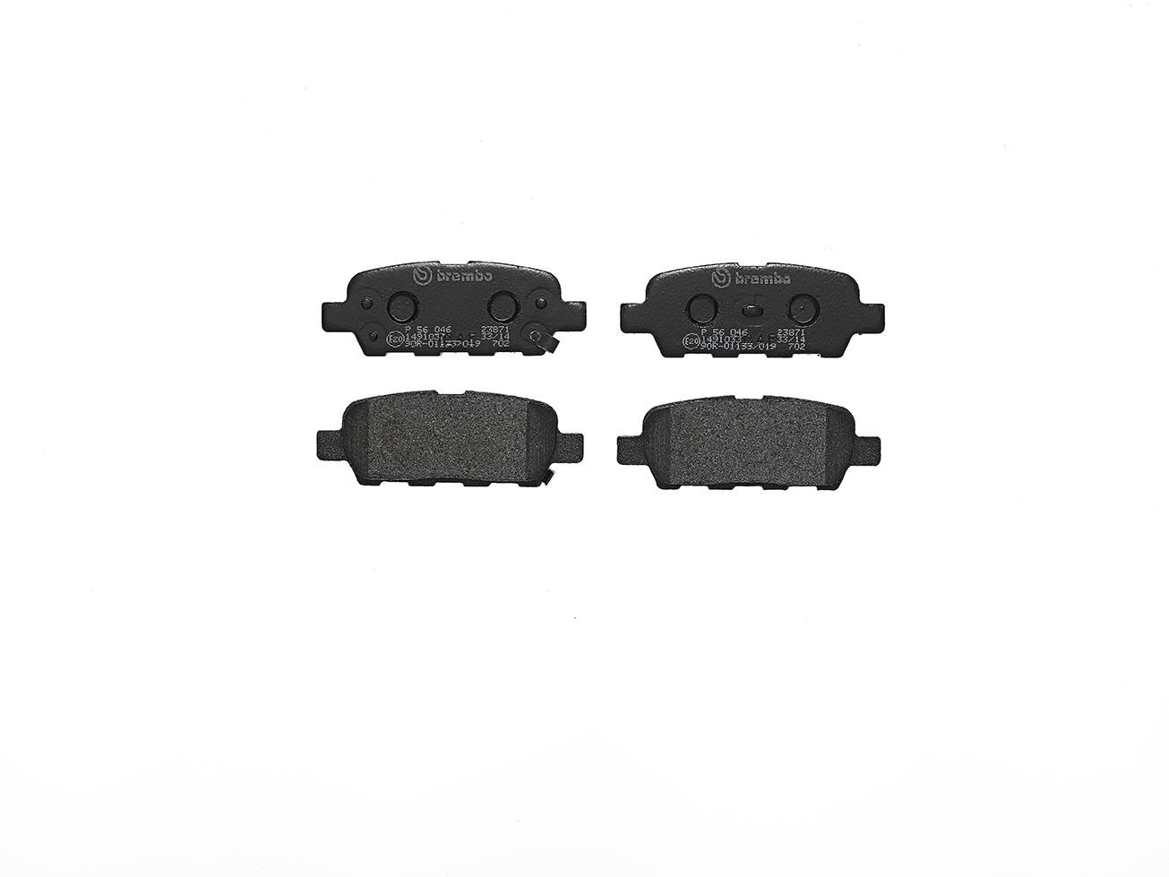BREMBO P 56 046 - Bremsbelagsatz, Scheibenbremse PRIME LINE