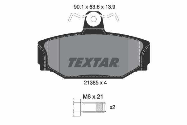 Brake Pad Set, disc brake 2138501