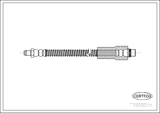 FLEXIBLE DE FREIN PEUGEOT 405  0705