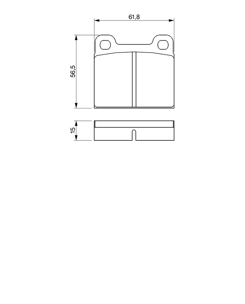 Bremsbelagsatz, Scheibenbremse