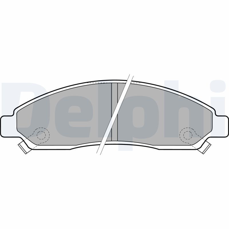 Brake Pad Set, disc brake LP2037