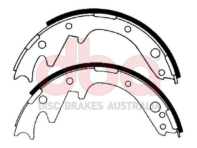 Street Series Brake Shoes [Toyota Corona 228.6mm] - TecDoc Only