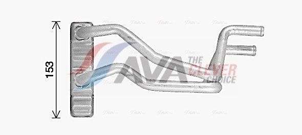 MT6287 AVA QUALITY COOLING Hőcserélő, belső tér fűtés