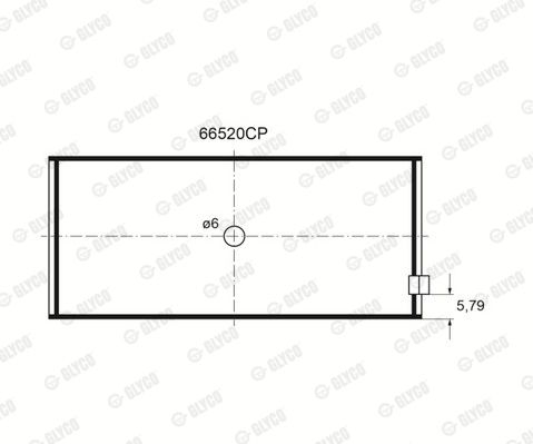 66520CP GLYCO csapágy