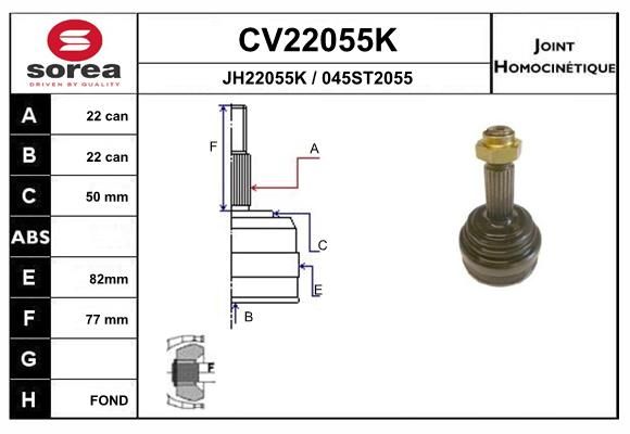 Gelenksatz, Antriebswelle