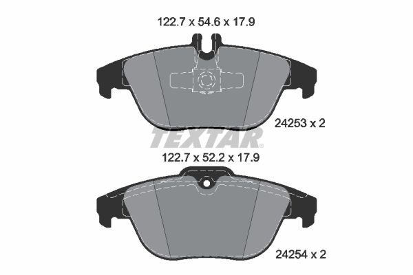 Brake Pad Set, disc brake 2425381