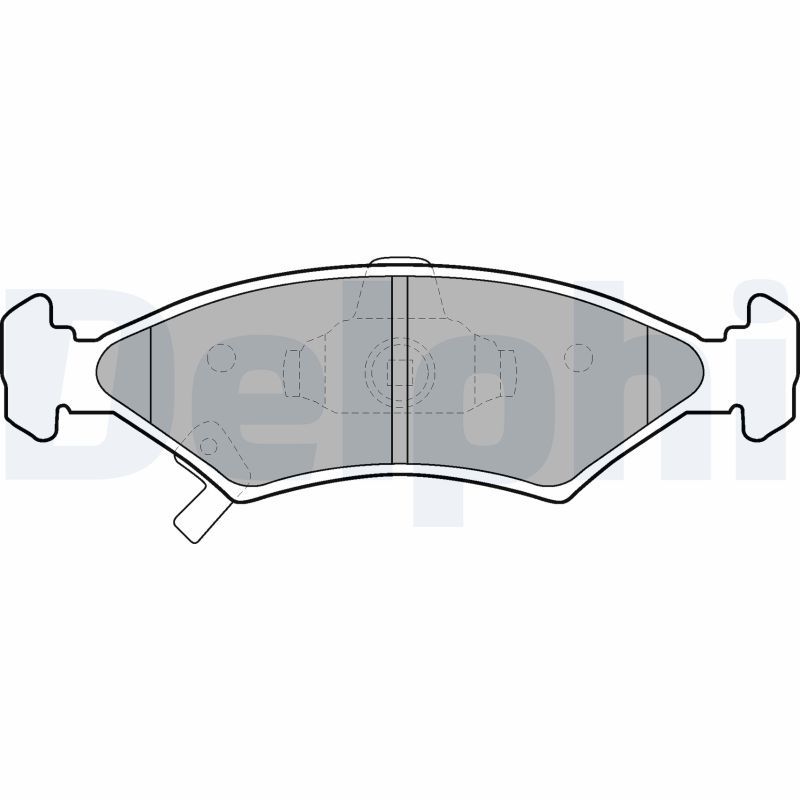 Brake Pad Set, disc brake LP1630