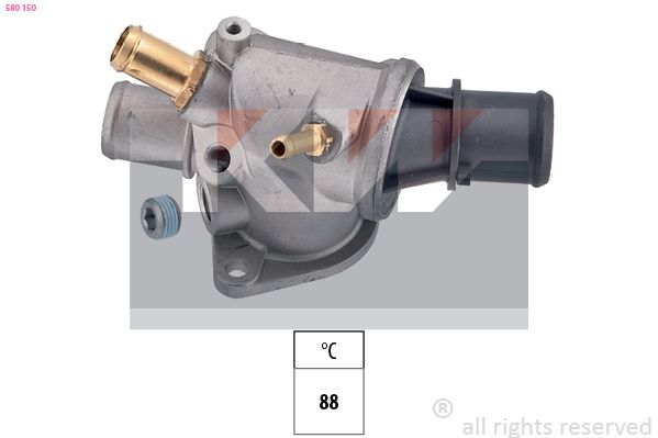 580 150 KW Made in Italy - OE Equivalent termosztát, hűtőfolyadék