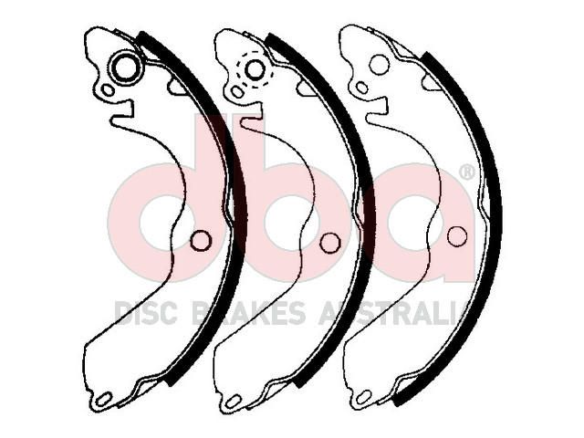 Street Series Brake Shoes [Mitsubishi Lancer 1986-03 180mm] - TecDoc Only
