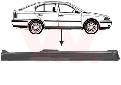 VAN WEZEL 7620104 - Einstiegsblech