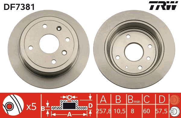 Brake Disc DF7381