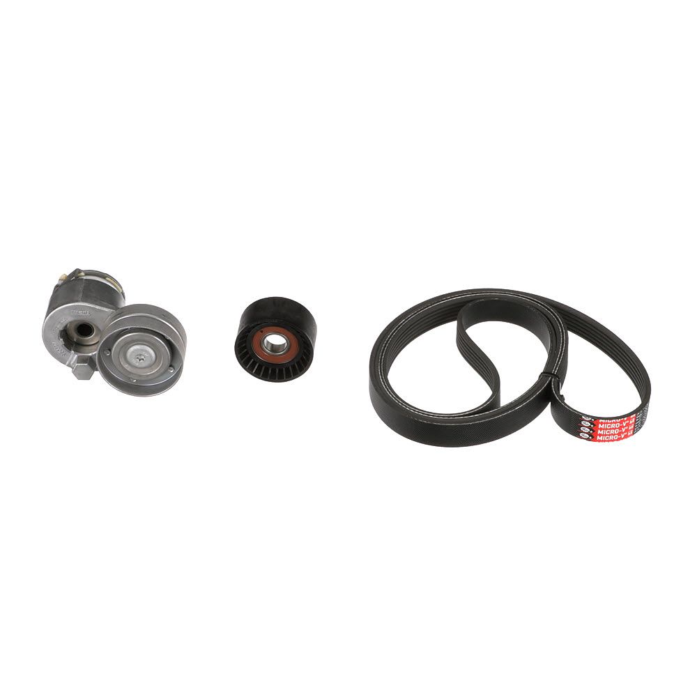 V formos rumbuotas diržas, komplektas