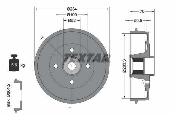 Brake Drum 94042400