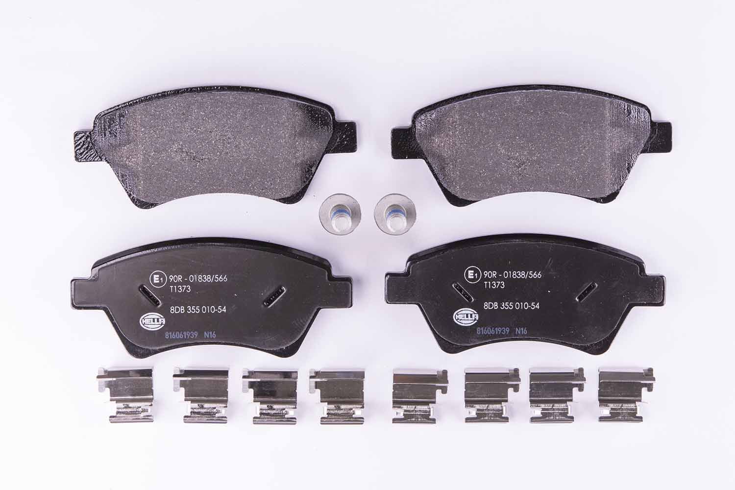 HELLA 8DB 355 010-541 - Bremsbelagsatz, Scheibenbremse