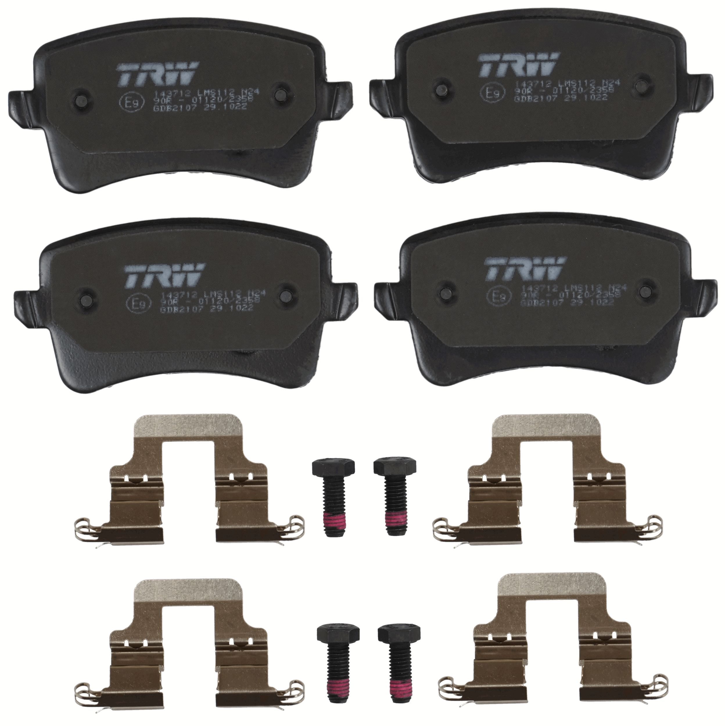 TRW DISC BRAKE PADS - TecDoc 2