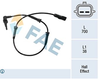 Sensor, wheel speed 78503