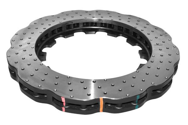 5000 Rotor Cross-drill and Dimple -  WAVE Disc  370mmx34mm KP [ AUDI-RS3 -> F ] NAS Nuts Included - TecDoc 2