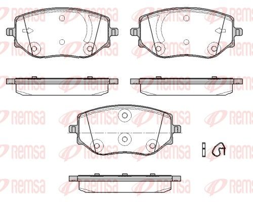 Brake Pad Set, disc brake 1887.00