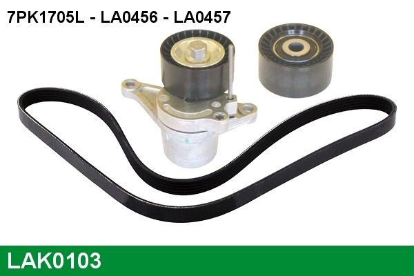 LAK0103 LUCAS hosszbordás szíj készlet