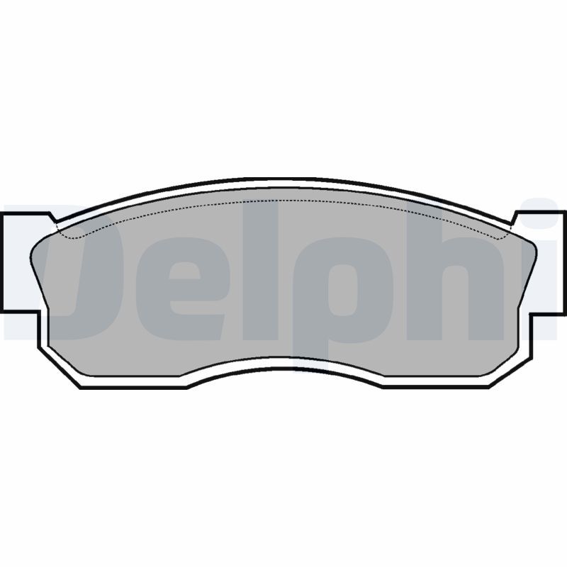 Brake Pad Set, disc brake LP261