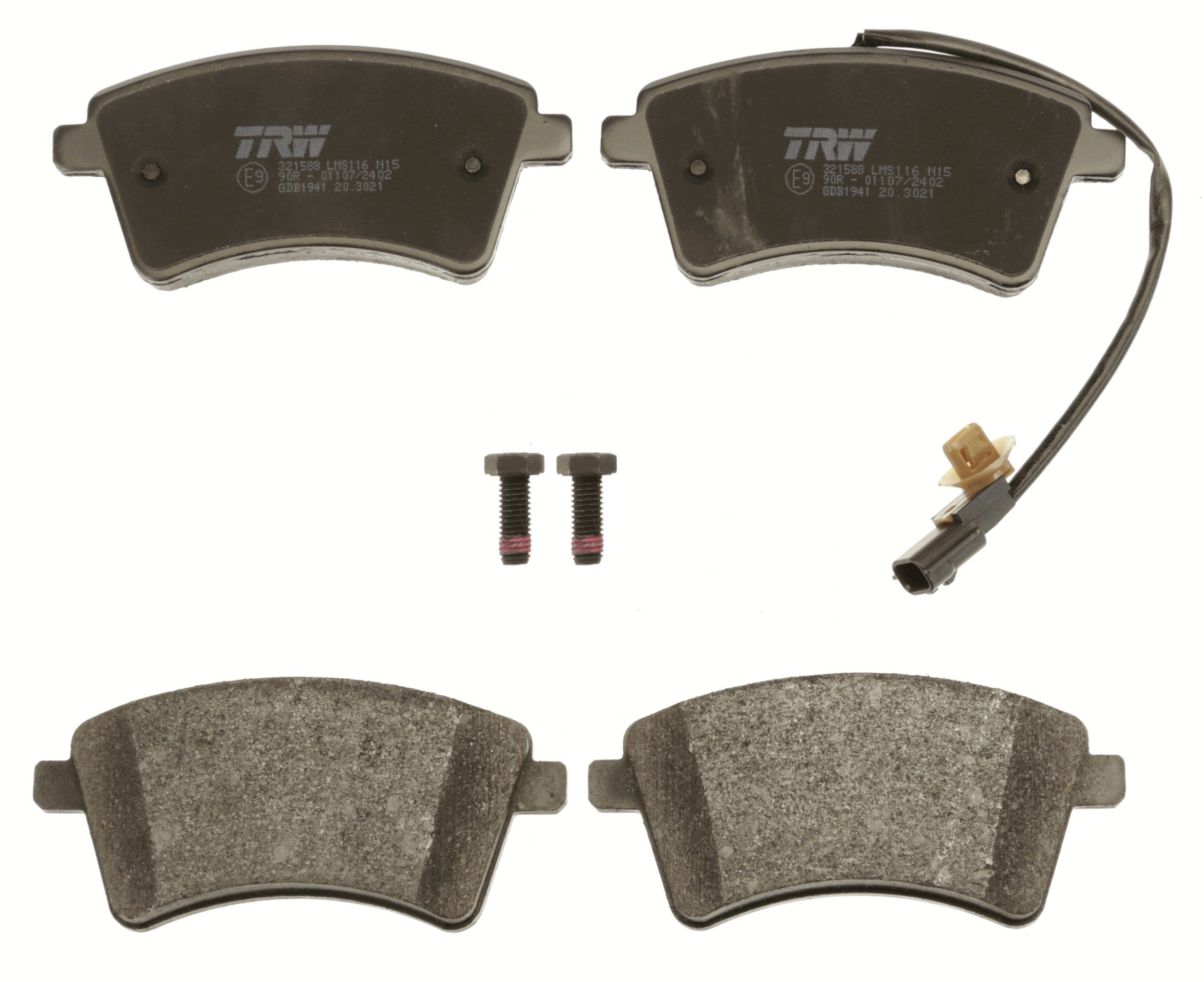 TRW DISC BRAKE PADS - TecDoc 2