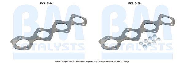 BM CATALYSTS FK91646 - Montagesatz, Katalysator