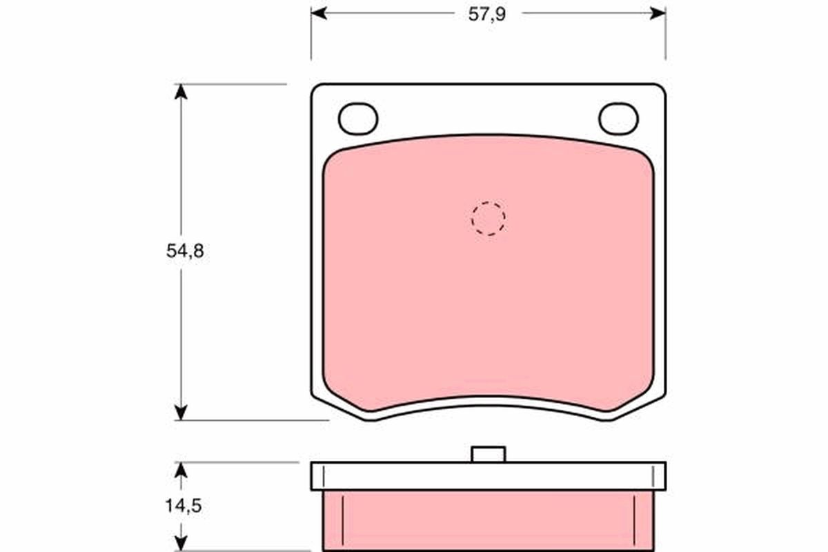 TRW DISC BRAKE PADS - TecDoc Only