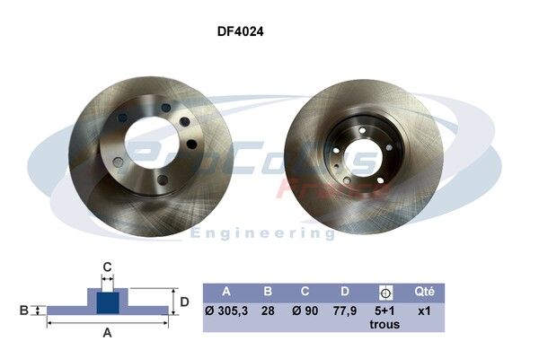 DISQUE DE FREIN 1 PC