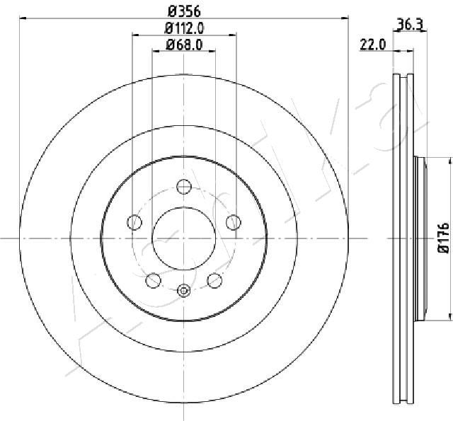 Brake Disc 61-00-0917