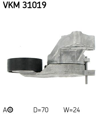Riemenspanner, Keilrippenriemen