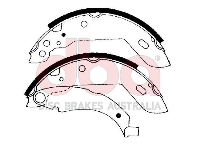 Street Series Brake Shoes [Renault 19 180mm] - TecDoc Only