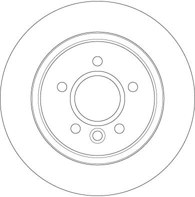 TRW BRAKE DISC - TWIN PACK - TecDoc 2
