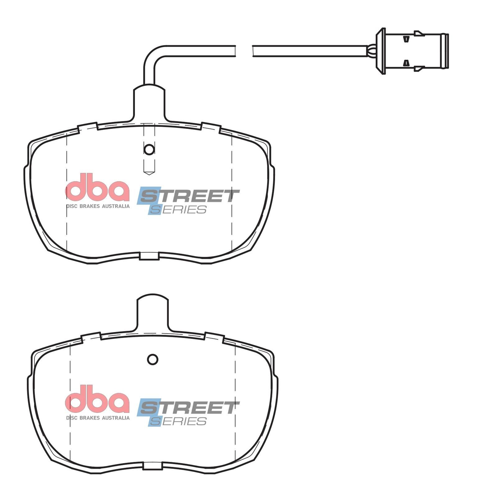 DBA SS STREET SERIES BRAKE PADS [ Rover/Land Rover 1969 - 1994 F ] - TecDoc Only