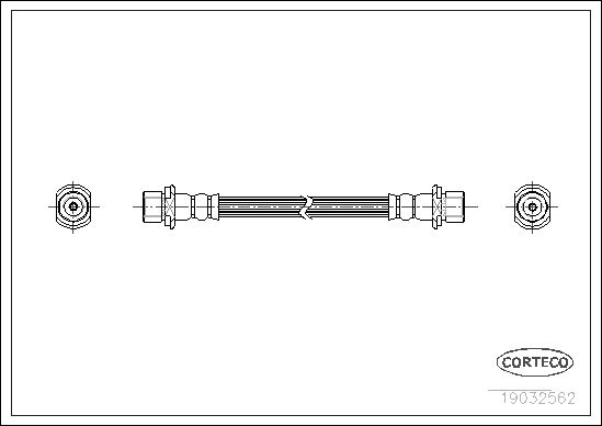 FLEXIBLE DE FREIN TOYOTA  0705