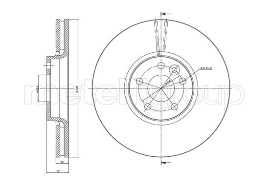 Brake Disc 23-1272C