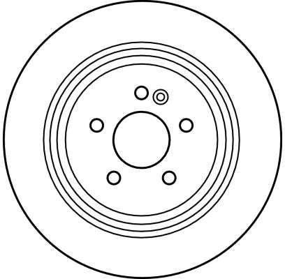 TRW BRAKE DISC - TWIN PACK - TecDoc 2