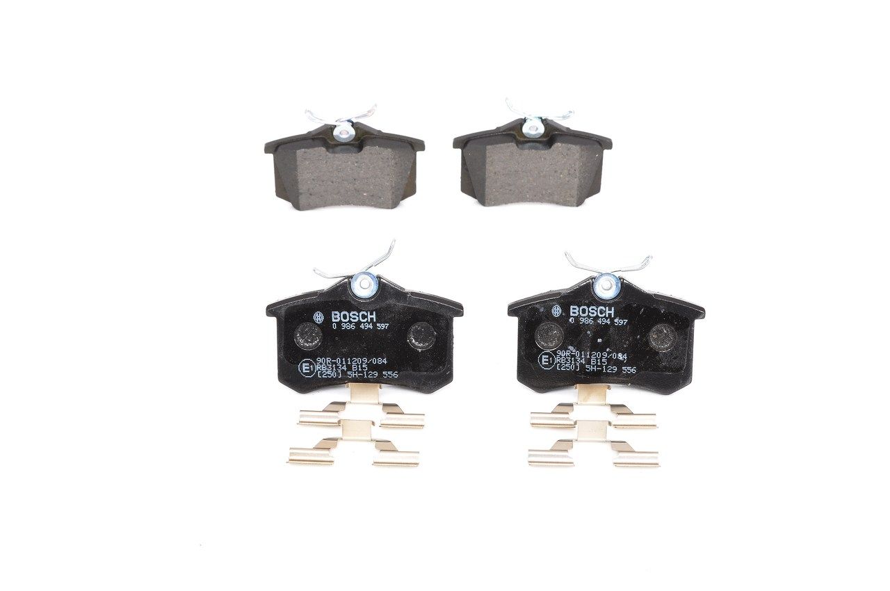 Brake Pad Set, disc brake 0 986 494 597