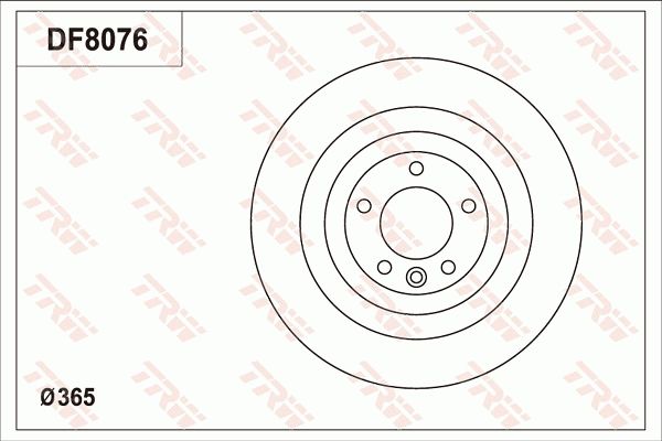 TRW BRAKE DISC - TecDoc Only