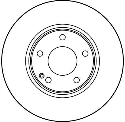 TRW BRAKE DISC - TWIN PACK - TecDoc 2
