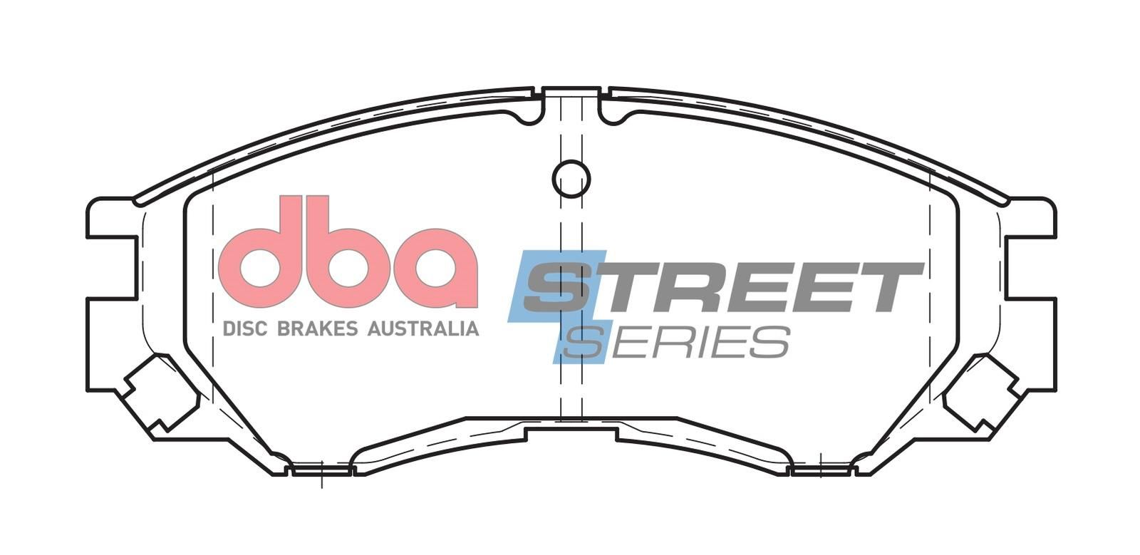 DBA SS STREET SERIES BRAKE PADS [ Mitsubishi 1994-2014 F ] - TecDoc Only