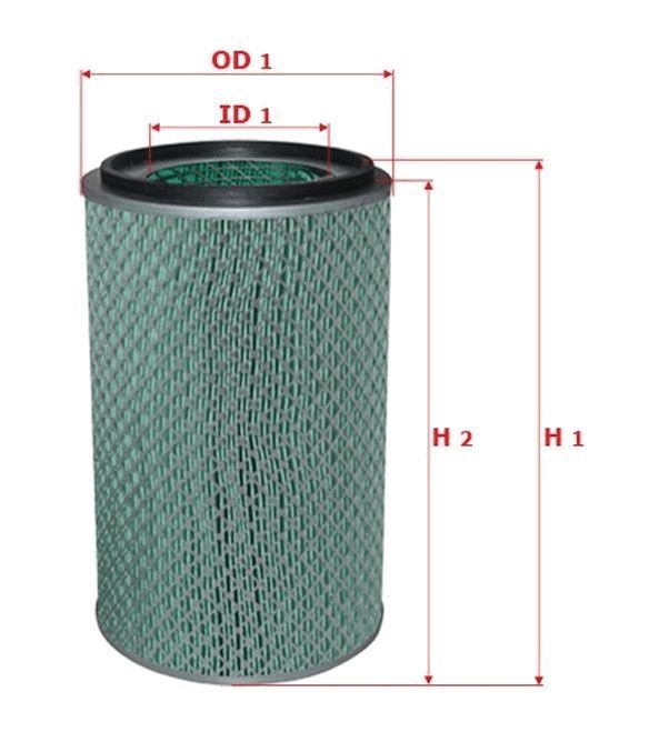 AIR FILTER FITS HDA5567 - TecDoc Only